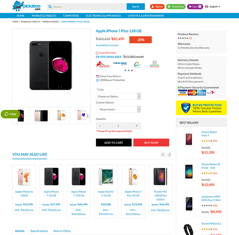 pickaboo-magento-e-commerce-website